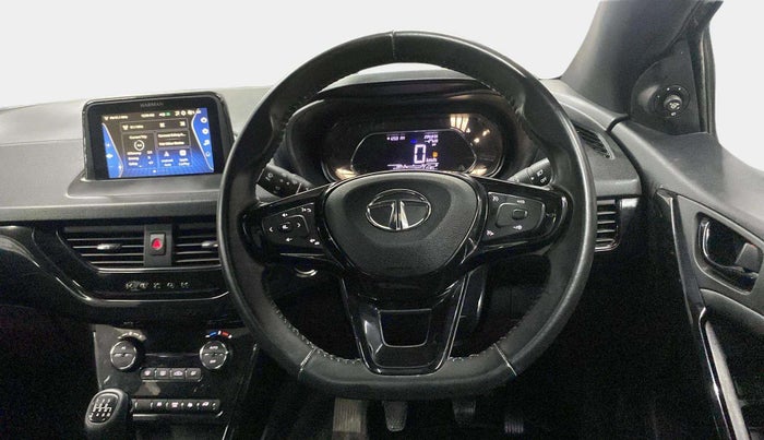 2022 Tata NEXON XZ PLUS (HS) PETROL DARK EDITION, Petrol, Manual, 5,955 km, Steering Wheel Close Up