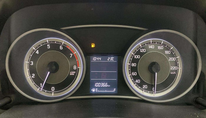 2017 Maruti Dzire ZXI, Petrol, Manual, 1,00,368 km, Odometer Image