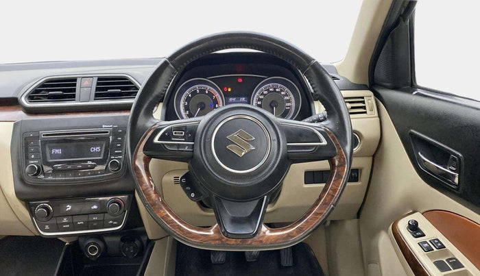 2017 Maruti Dzire ZXI, Petrol, Manual, 1,00,368 km, Steering Wheel Close Up