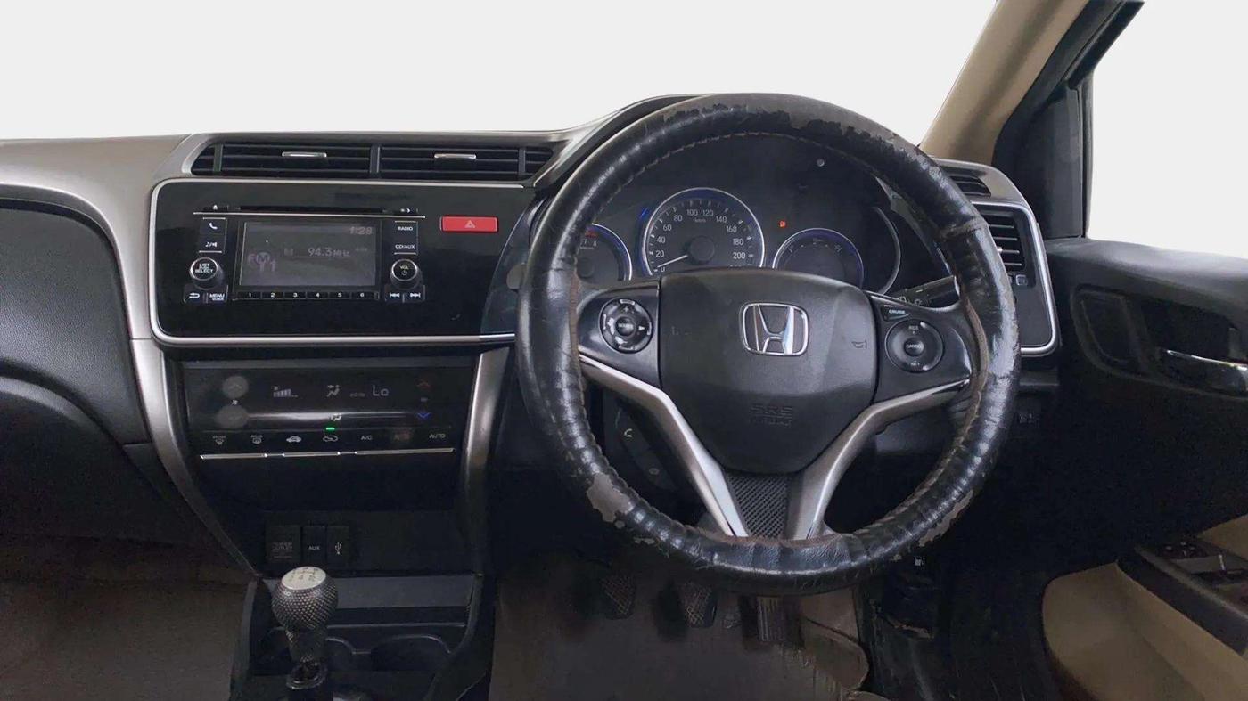 2015 Honda City 1.5L I-VTEC V MT, Petrol, Manual, 98,637 km, Steering Wheel Close Up
