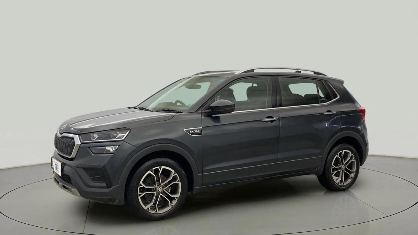 2021 Skoda KUSHAQ STYLE 1.0L TSI AT, Petrol, Automatic, 54,778 km, Left Front Diagonal