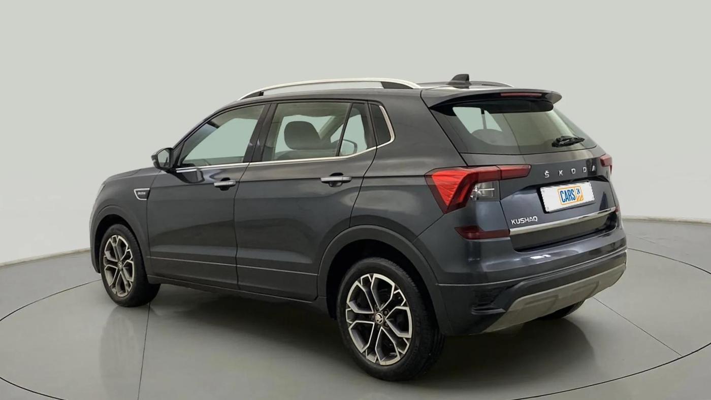 2021 Skoda KUSHAQ STYLE 1.0L TSI AT, Petrol, Automatic, 54,778 km, Left Back Diagonal