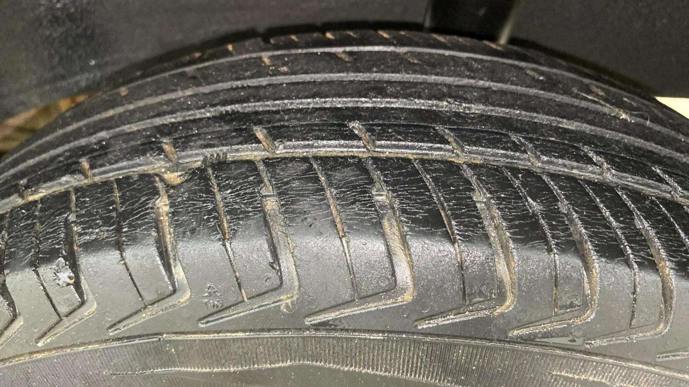 2019 Datsun Redi Go A, Petrol, Manual, 49,016 km, Left Rear Tyre Tread