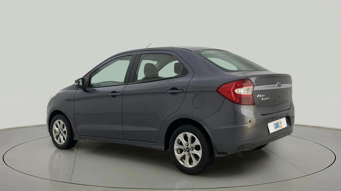 2018 Ford Figo Aspire TITANIUM 1.2 PETROL, CNG, Manual, 85,885 km, Left Back Diagonal
