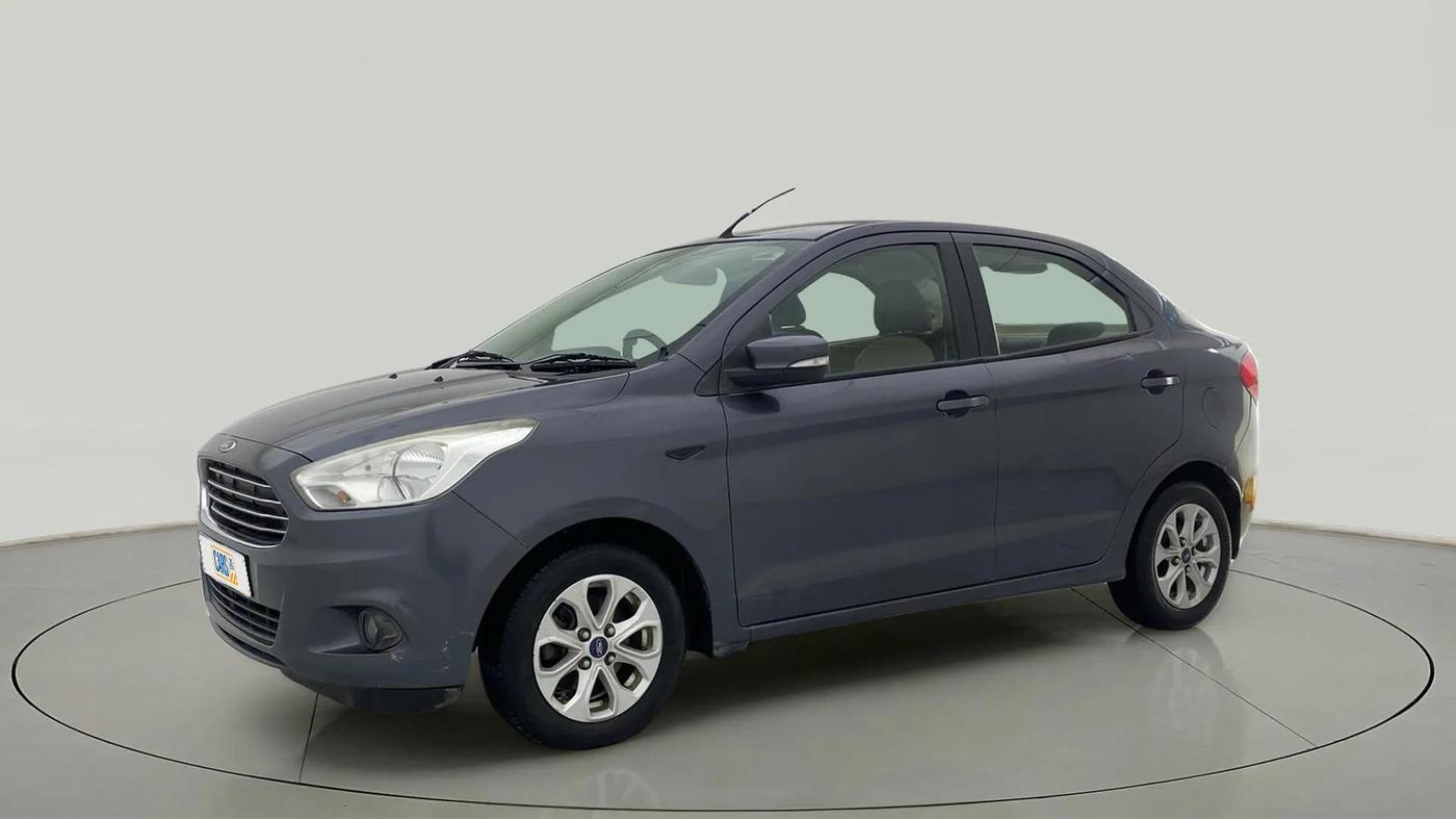 2018 Ford Figo Aspire TITANIUM 1.2 PETROL, CNG, Manual, 85,885 km, Left Front Diagonal