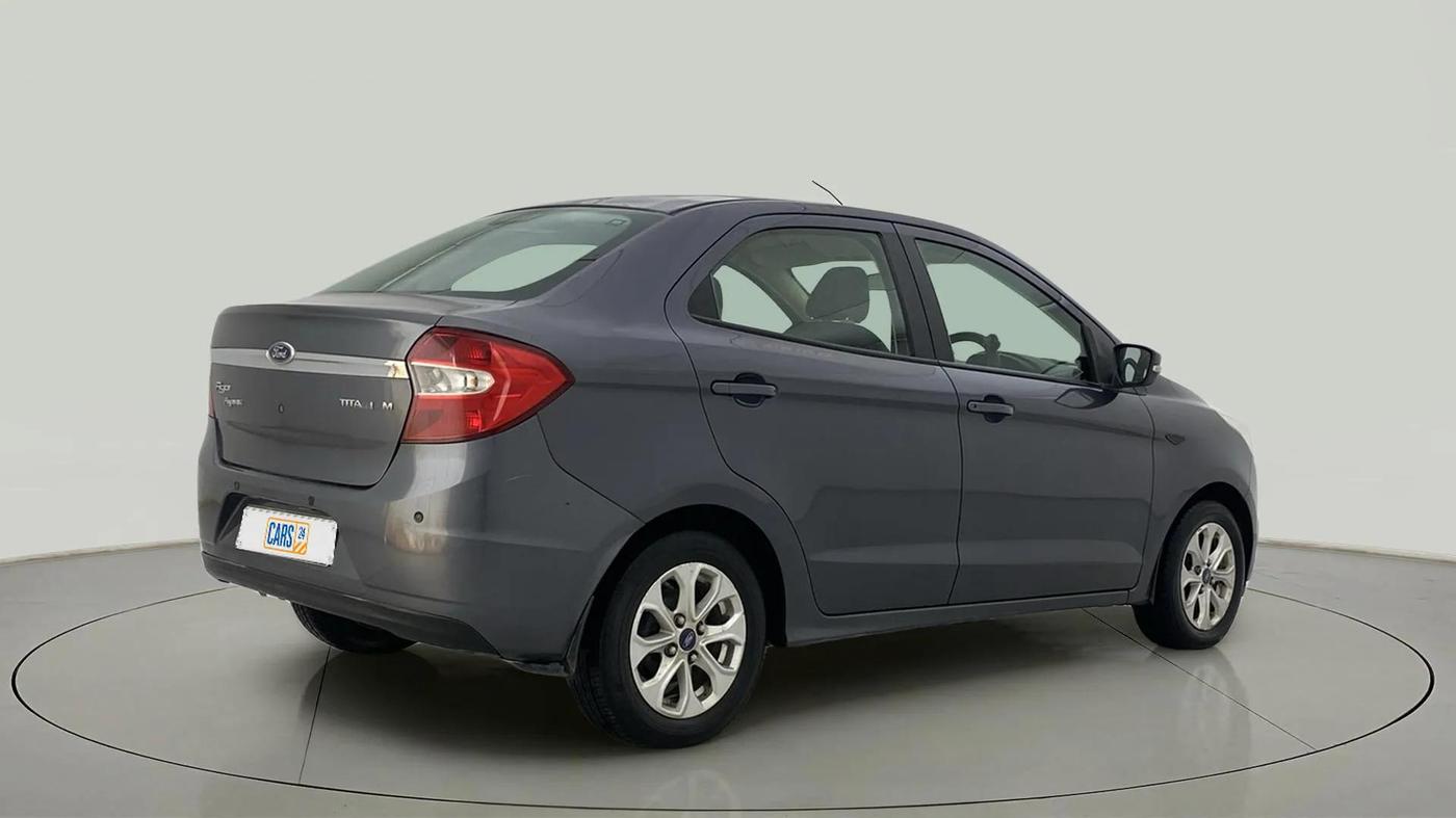 2018 Ford Figo Aspire TITANIUM 1.2 PETROL, CNG, Manual, 85,885 km, Right Back Diagonal