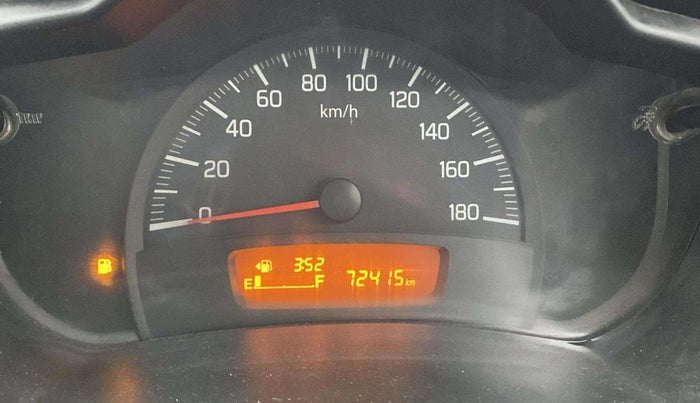 2016 Maruti Celerio VXI, Petrol, Manual, 72,383 km, Odometer Image