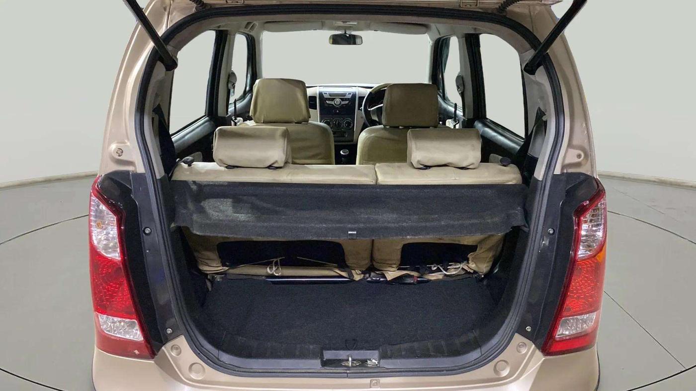 2013 Maruti Wagon R 1.0 VXI, Petrol, Manual, 48,457 km, Boot Inside