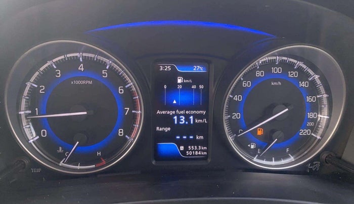 2019 Toyota Glanza G, Petrol, Manual, 50,178 km, Odometer Image