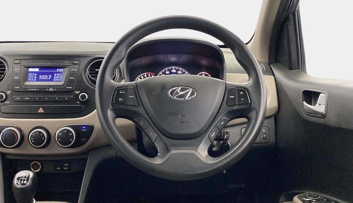 2016 Hyundai Grand i10 SPORTZ 1.2 KAPPA VTVT, Petrol, Manual, 57,730 km, Steering Wheel Close Up