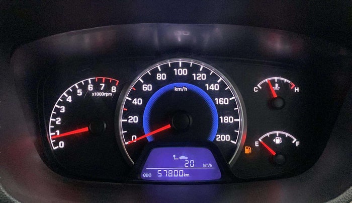 2016 Hyundai Grand i10 SPORTZ 1.2 KAPPA VTVT, Petrol, Manual, 57,730 km, Odometer Image
