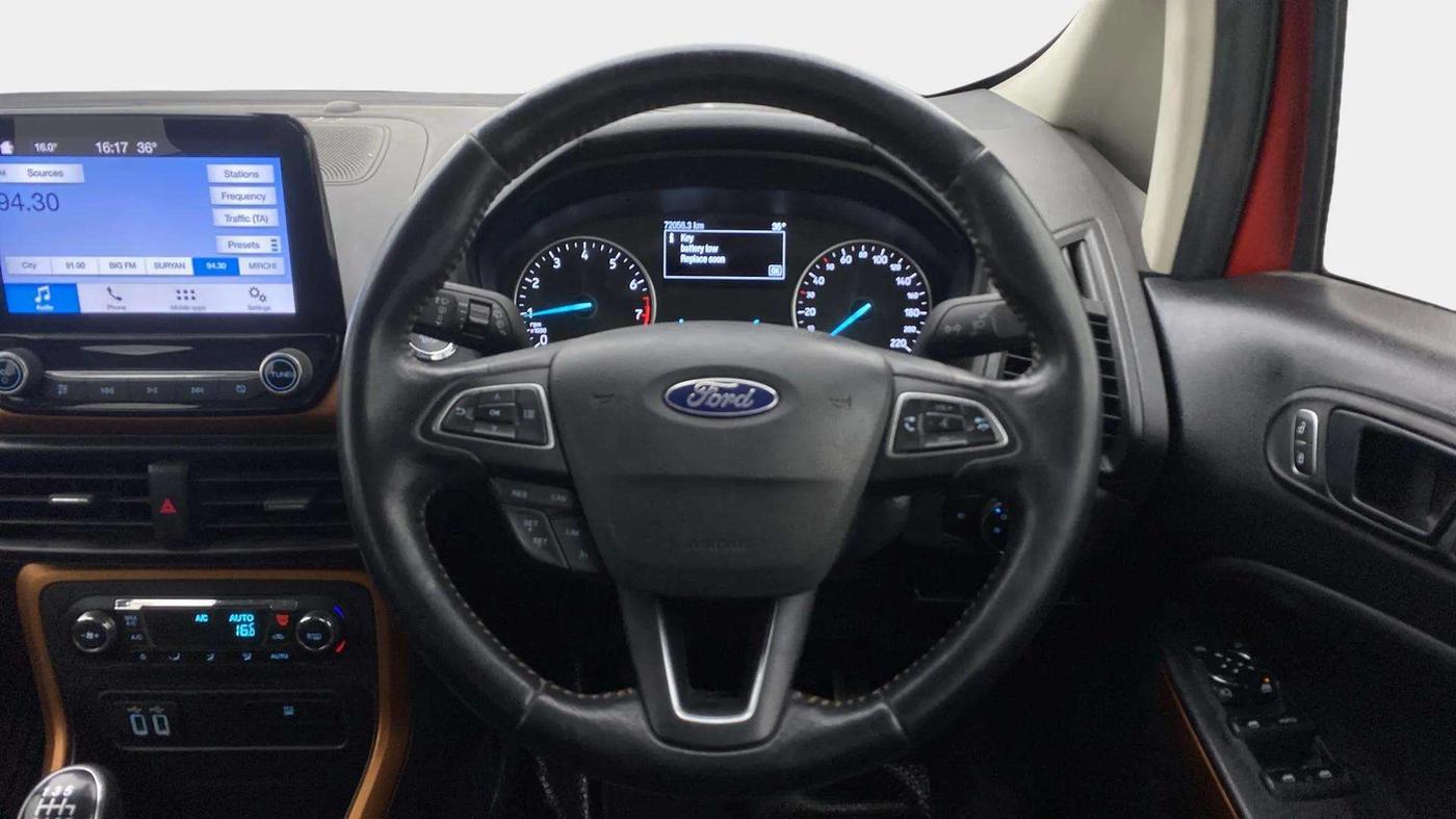 2018 Ford Ecosport TITANIUM 1.0L ECOBOOST SPORTS(SUNROOF), Petrol, Manual, 72,061 km, Steering Wheel Close Up