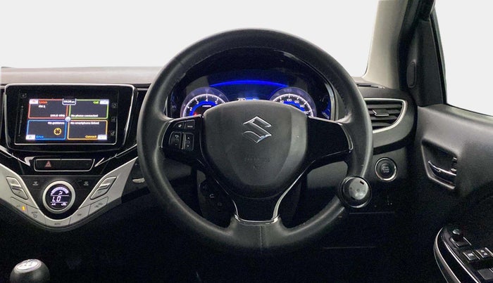 2016 Maruti Baleno ALPHA PETROL 1.2, Petrol, Manual, 80,302 km, Steering Wheel Close Up