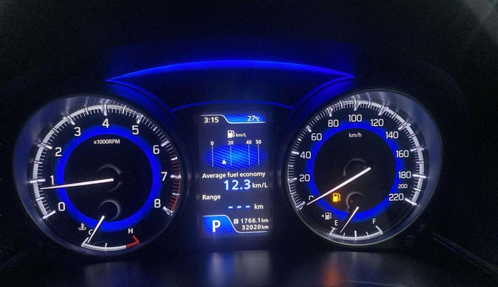 2019 Maruti Baleno ALPHA CVT PETROL 1.2, Petrol, Automatic, 32,016 km, Odometer Image