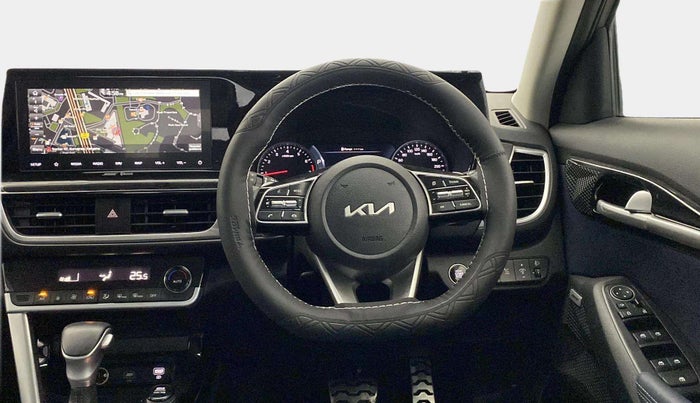 2022 KIA SELTOS X LINE 1.4 PETROL DCT, Petrol, Automatic, 62,157 km, Steering Wheel Close Up