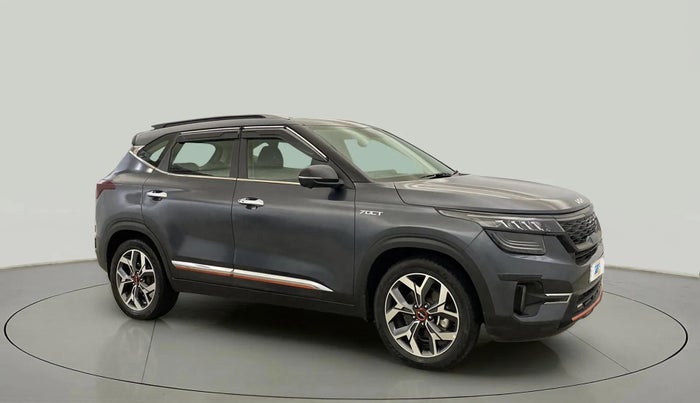 2022 KIA SELTOS X LINE 1.4 PETROL DCT, Petrol, Automatic, 62,157 km, Right Front Diagonal