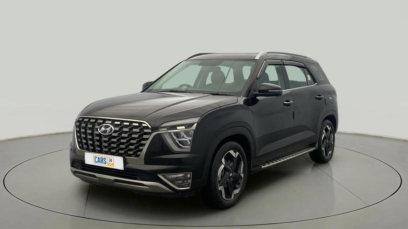 2021 Hyundai ALCAZAR 2.0 SIGNATURE (O) AT 6STR, Petrol, Automatic, 12,729 km, Left Front Diagonal