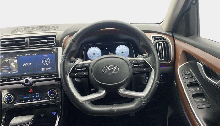 2021 Hyundai ALCAZAR 2.0 SIGNATURE (O) AT 6STR, Petrol, Automatic, 12,729 km, Steering Wheel Close Up
