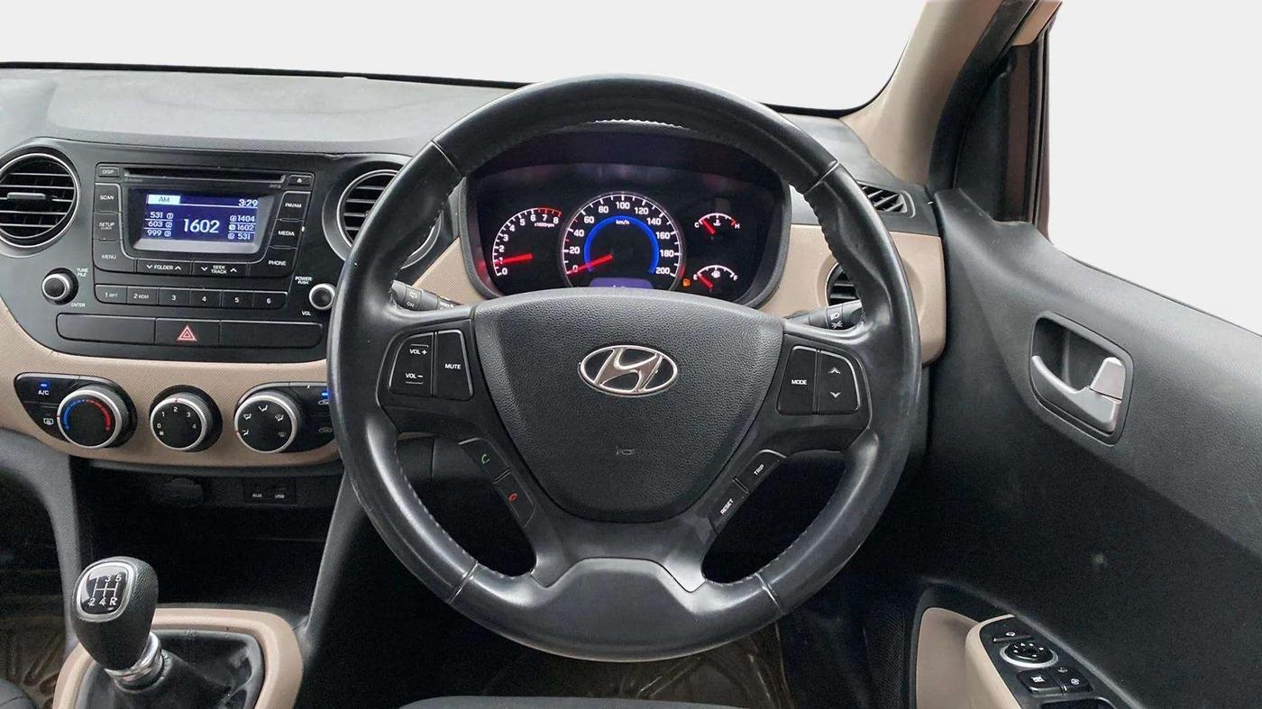 2013 Hyundai Grand i10 ASTA 1.2 KAPPA VTVT, Petrol, Manual, 45,094 km, Steering Wheel Close Up
