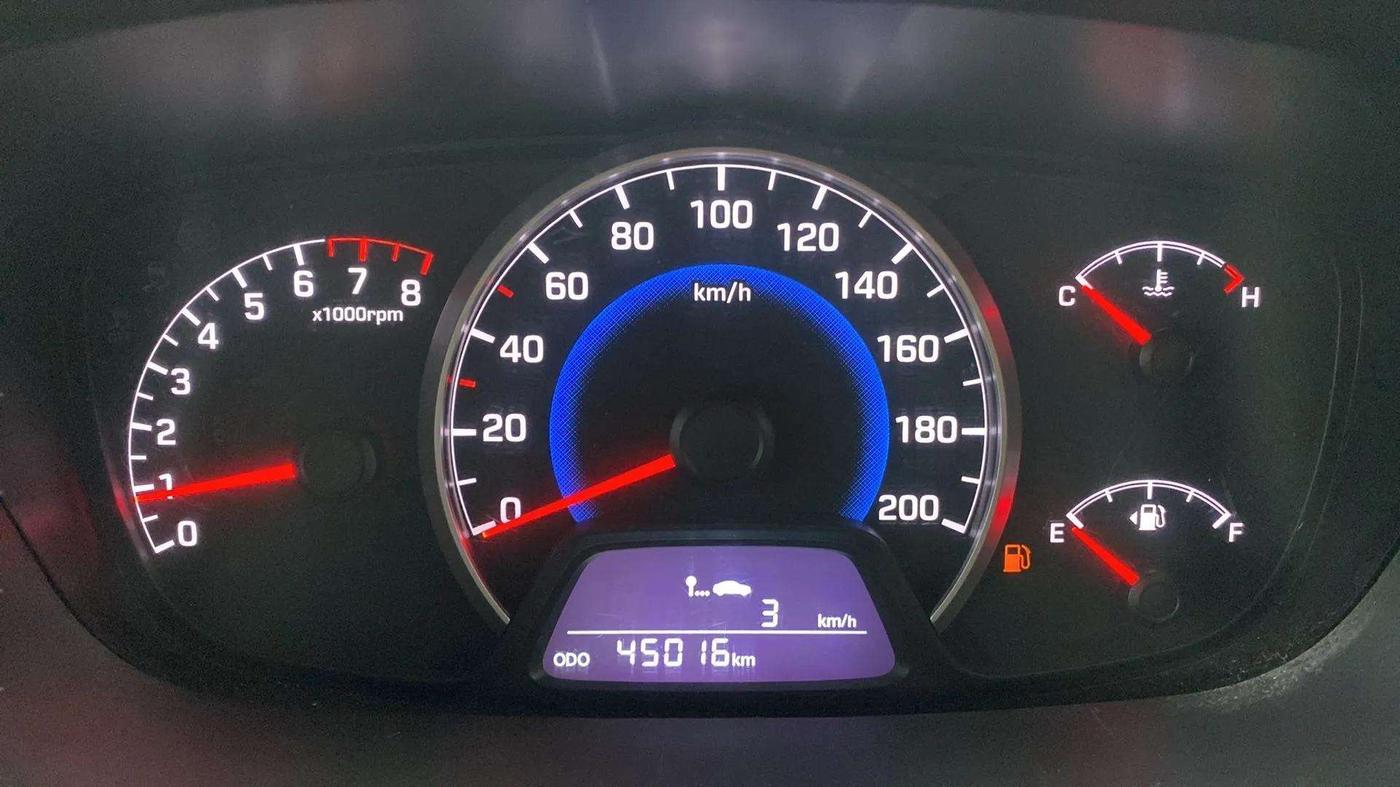 2013 Hyundai Grand i10 ASTA 1.2 KAPPA VTVT, Petrol, Manual, 45,094 km, Odometer Image