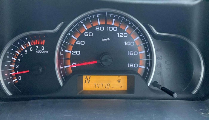 2016 Maruti Alto K10 VXI AMT, Petrol, Automatic, 74,696 km, Odometer Image