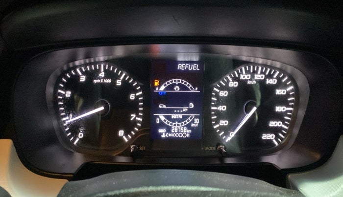 2022 Tata PUNCH ACCOMPLISHED MT, Petrol, Manual, 28,843 km, Odometer Image