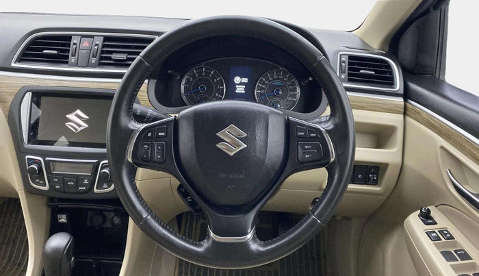2021 Maruti Ciaz ALPHA  AT 1.5 SHVS PETROL, Petrol, Automatic, 52,296 km, Steering Wheel Close Up