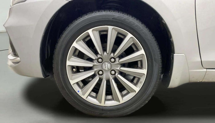 2021 Maruti Ciaz ALPHA  AT 1.5 SHVS PETROL, Petrol, Automatic, 52,296 km, Left Front Wheel