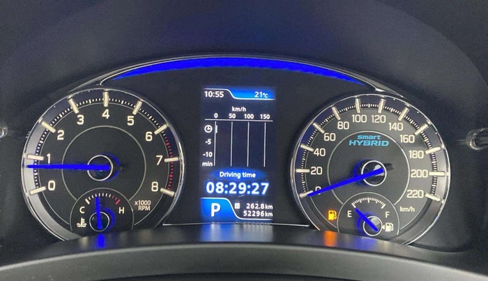 2021 Maruti Ciaz ALPHA  AT 1.5 SHVS PETROL, Petrol, Automatic, 52,296 km, Odometer Image