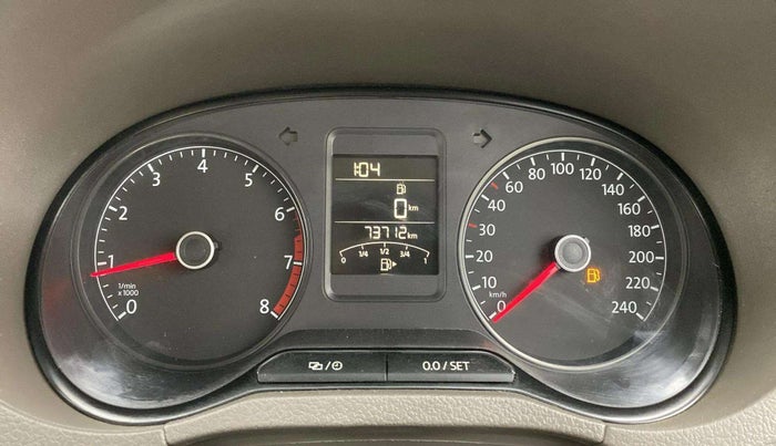 2016 Volkswagen Vento HIGHLINE 1.6 MPI, Petrol, Manual, 73,709 km, Odometer Image