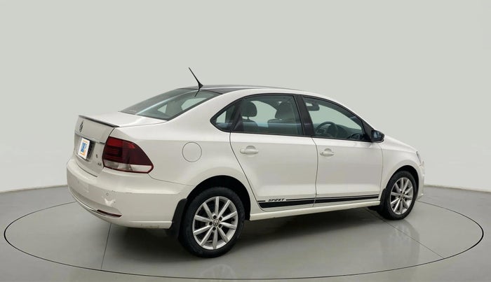 2018 Volkswagen Vento HIGHLINE PLUS 1.5 AT 16 ALLOY, Diesel, Automatic, 1,16,247 km, Right Back Diagonal