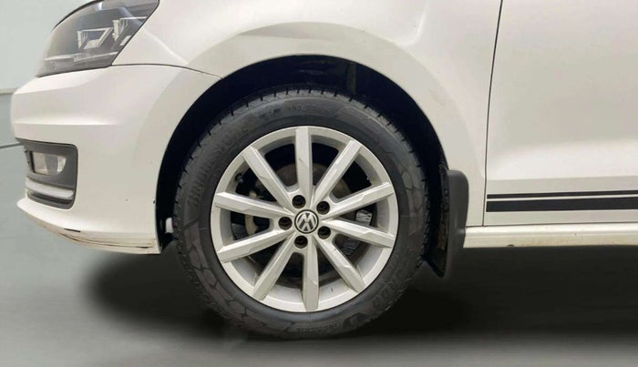 2018 Volkswagen Vento HIGHLINE PLUS 1.5 AT 16 ALLOY, Diesel, Automatic, 1,16,247 km, Left Front Wheel
