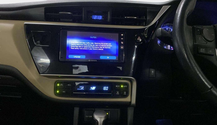 2018 Toyota Corolla Altis VL CVT PETROL, Petrol, Automatic, 52,020 km, Air Conditioner