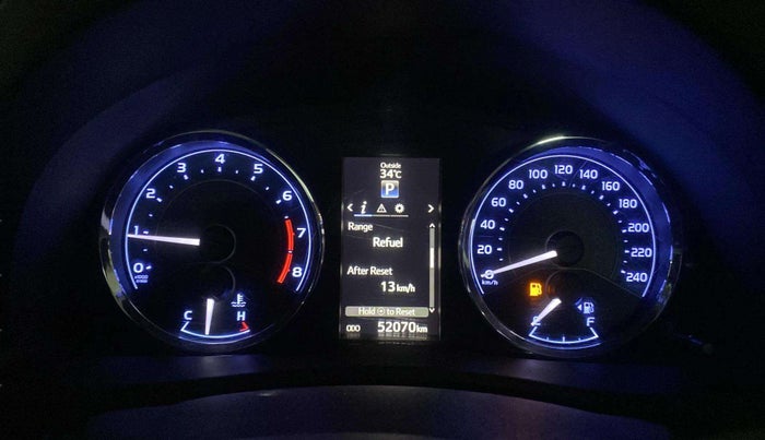 2018 Toyota Corolla Altis VL CVT PETROL, Petrol, Automatic, 52,020 km, Odometer Image