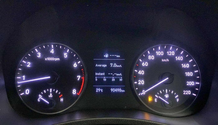 2019 Hyundai Verna 1.6 VTVT SX, Petrol, Manual, 90,336 km, Odometer Image
