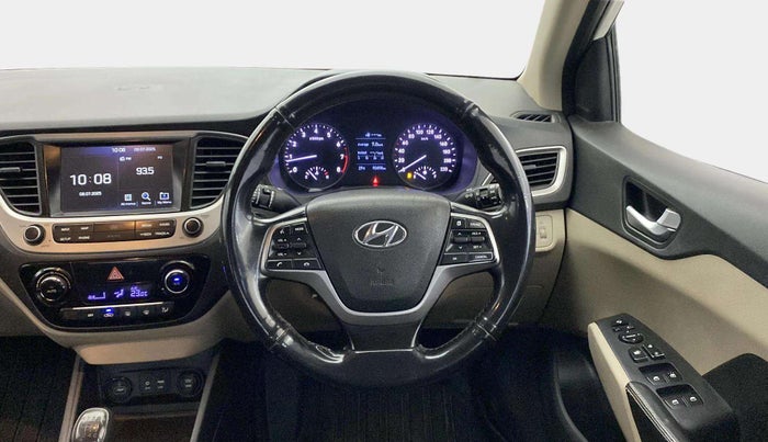 2019 Hyundai Verna 1.6 VTVT SX, Petrol, Manual, 90,336 km, Steering Wheel Close Up