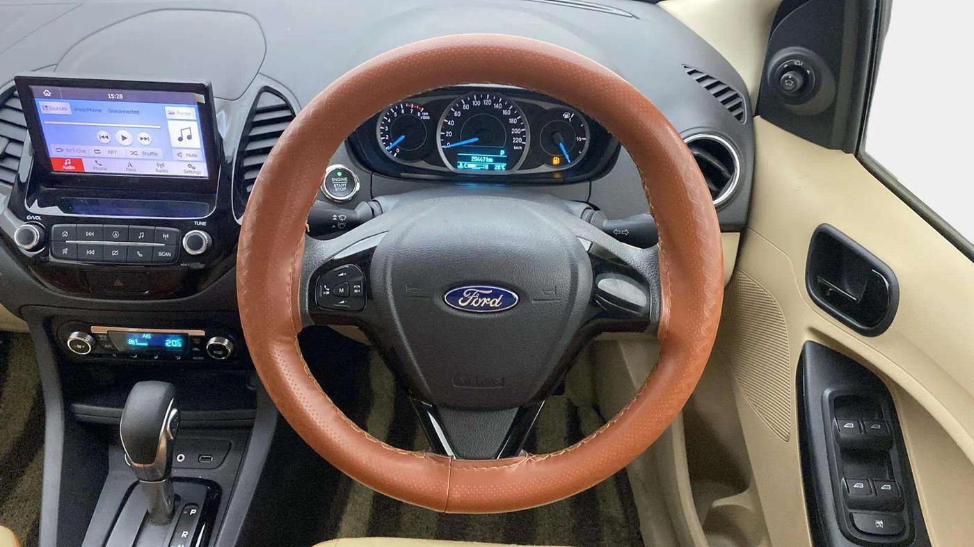 2018 Ford Figo Aspire TITANIUM 1.5 PETROL AT, Petrol, Automatic, 20,444 km, Steering Wheel Close Up