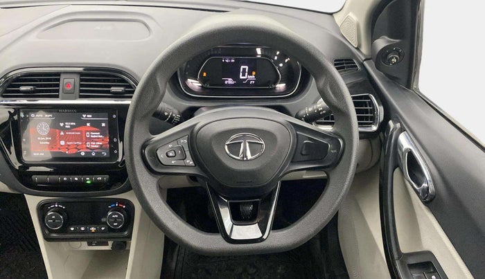 2022 Tata TIGOR XZ PLUS CNG, CNG, Manual, 13,779 km, Steering Wheel Close Up