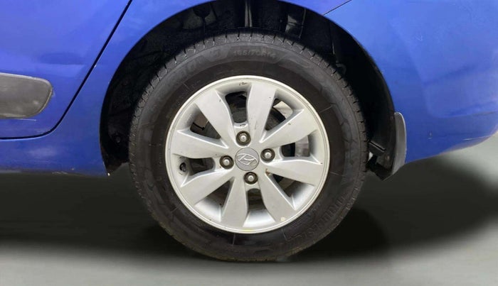 2014 Hyundai Xcent S (O) 1.2, Petrol, Manual, 1,16,379 km, Left Rear Wheel