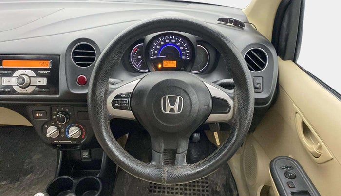 2015 Honda Amaze 1.2L I-VTEC S, Petrol, Manual, 92,828 km, Steering Wheel Close Up