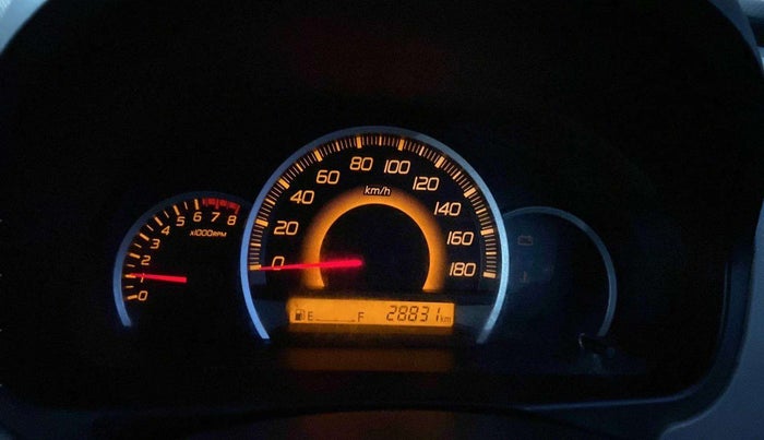 2015 Maruti Wagon R 1.0 VXI, Petrol, Manual, 28,818 km, Odometer Image