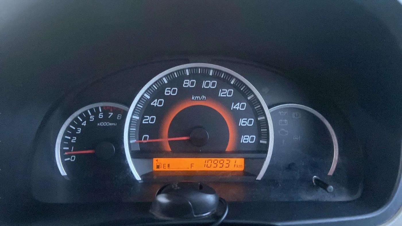 2016 Maruti Wagon R 1.0 VXI, Petrol, Manual, 1,10,061 km, Odometer Image