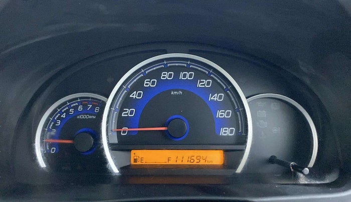 2017 Maruti Wagon R 1.0 VXI, Petrol, Manual, 1,11,695 km, Odometer Image