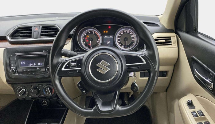2019 Maruti Dzire VXI AMT, Petrol, Automatic, 18,527 km, Steering Wheel Close Up