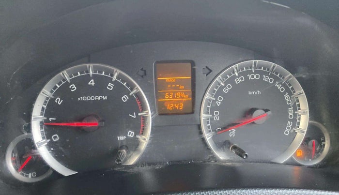 2013 Maruti Swift VXI, Petrol, Manual, 63,188 km, Odometer Image