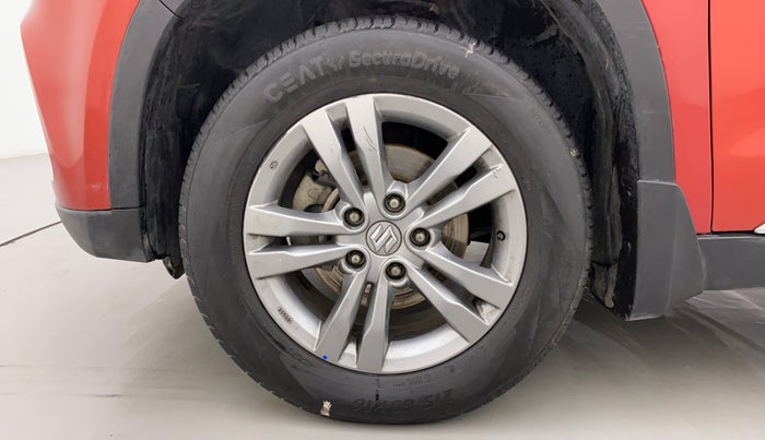 2016 Maruti Vitara Brezza ZDI PLUS DUAL TONE, Diesel, Manual, 91,910 km, Left Front Wheel