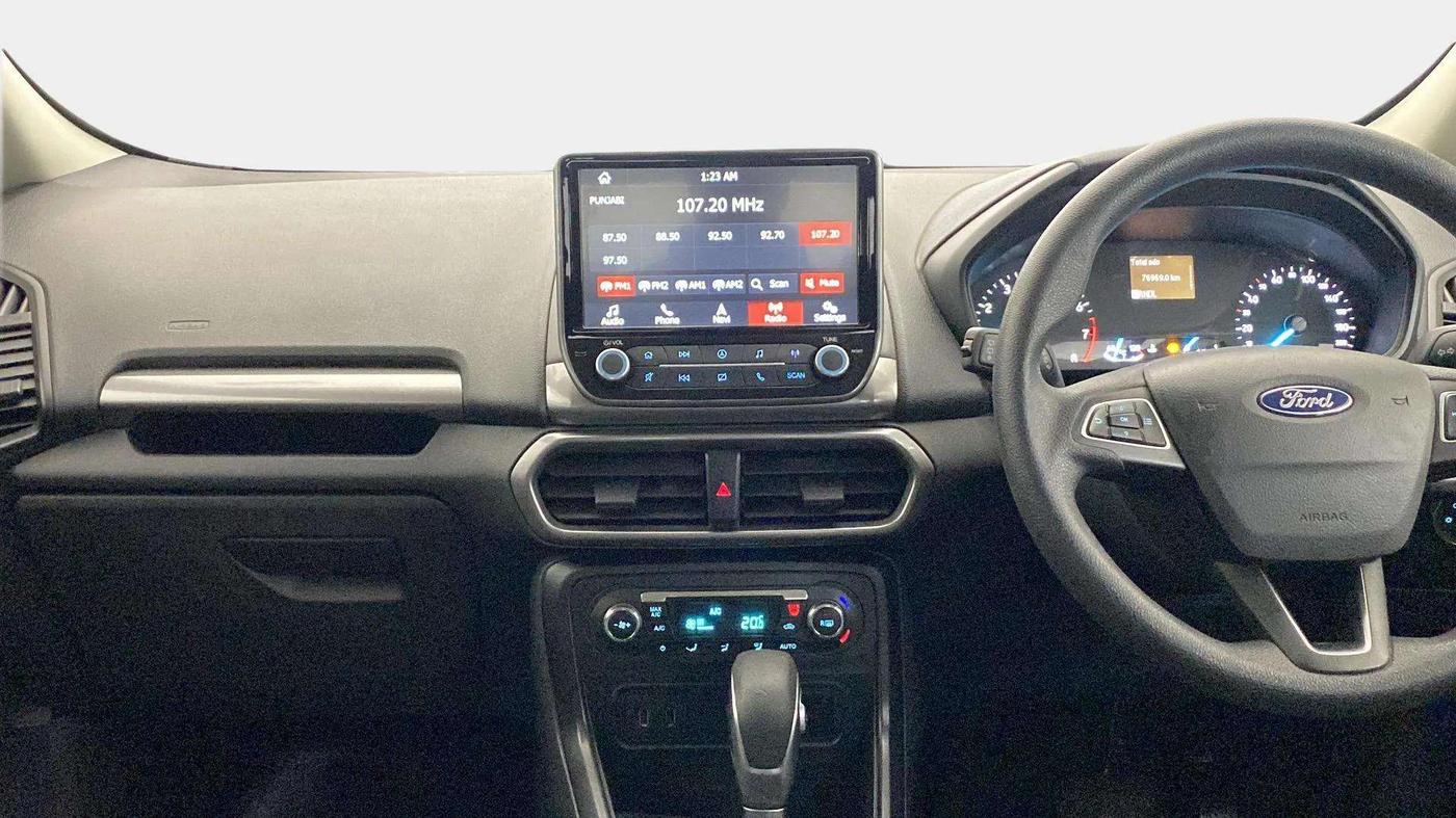 2018 Ford Ecosport TREND + 1.5L PETROL AT, Petrol, Automatic, 1,23,456 km, Air Conditioner