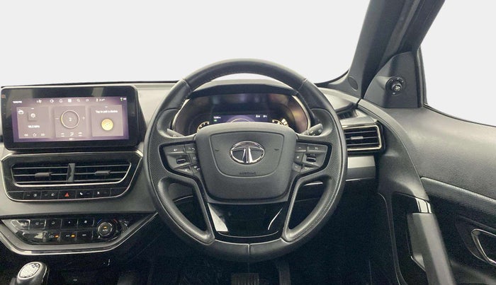 2025 Tata Safari ACCOMPLISHED PLUS DARK EDITION AT, Diesel, Automatic, 17,160 km, Steering Wheel Close Up