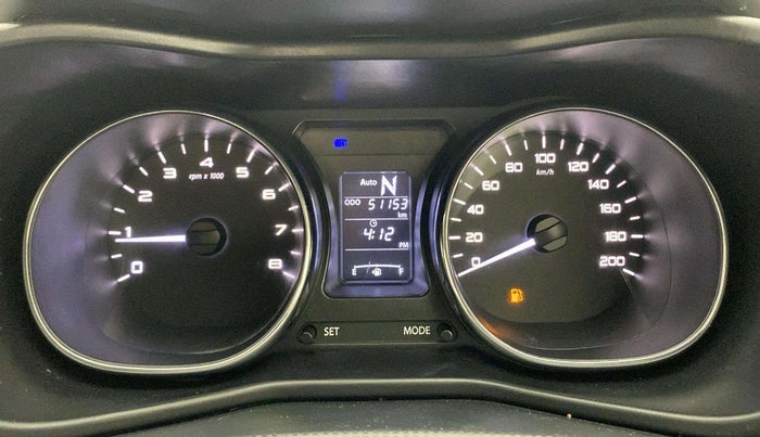 2019 Tata NEXON XZA PLUS PETROL DUAL TONE, Petrol, Automatic, 51,207 km, Odometer Image