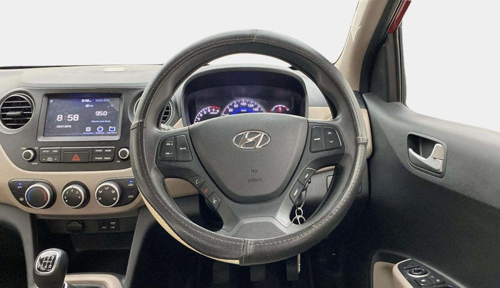 2018 Hyundai Grand i10 SPORTZ 1.2 KAPPA VTVT, Petrol, Manual, 58,142 km, Steering Wheel Close Up